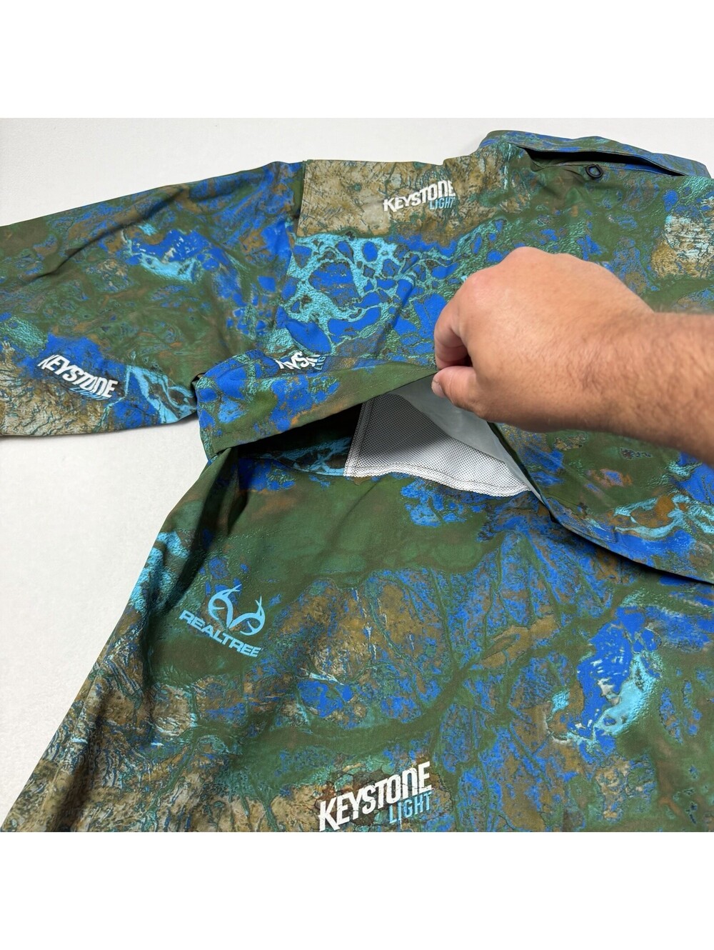 G&G Outfitters Realtree Green Keystone Light Vented Button Up Shirt Men's 2XL - Picture 3 of 11